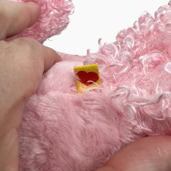 Build A Bear French Pink Poodle Dog Puppy Plush Stuffed Animal Toy Boucle BABW - Picture 11 of 13